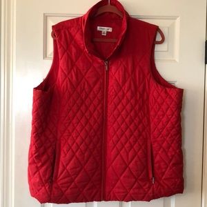 Coldwater Creek red vest 2X.